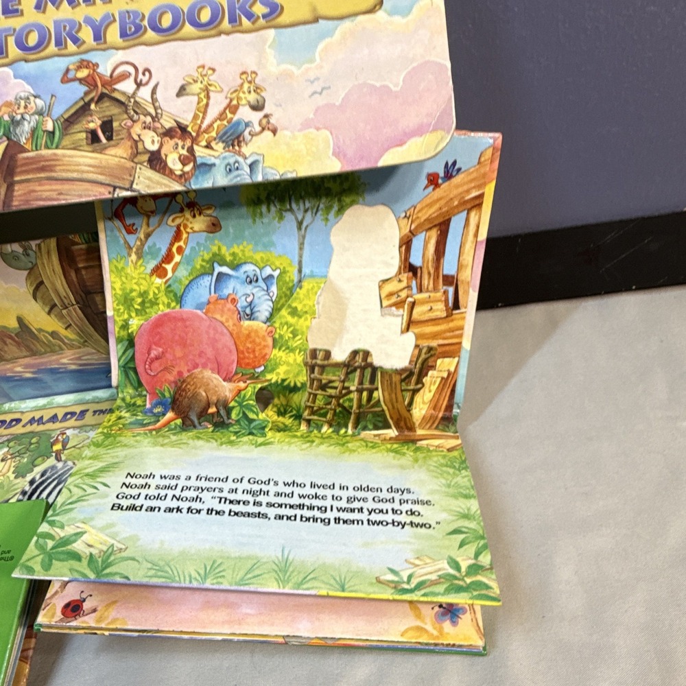 Landoll Bible Mini Pop-Up Storybooks 5 Mini Illustrated Box Set 1999 Ages 4-8 - Picture 10 of 12